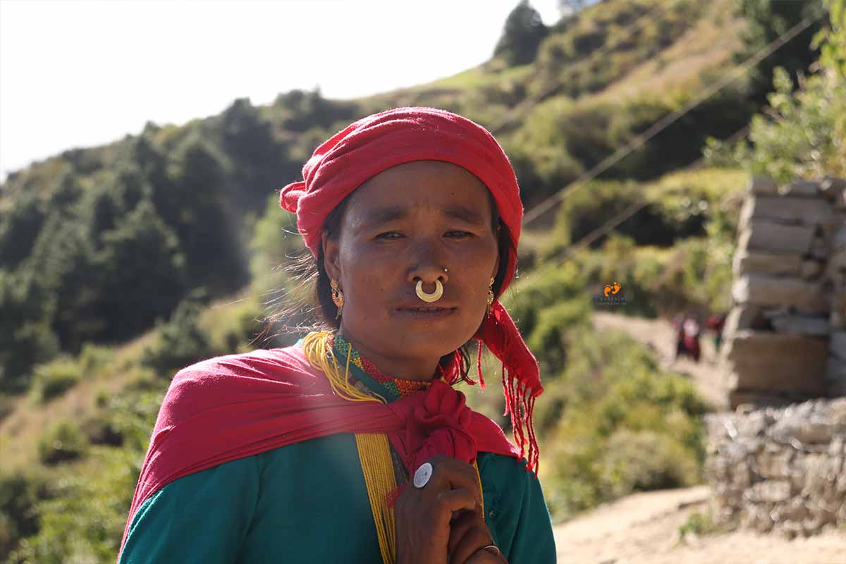 Woman in Nepal